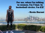 Kevin Durant height quote